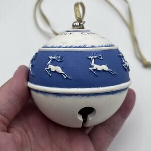 Hallmark Christmas Ornament 1986 Holiday Jingle Bell Music Box Works Vintage